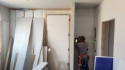 Installing drywall