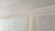 Drywall is taped