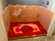 Shower pan & waterproofing system