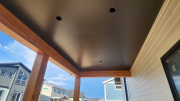 Patio soffit painted