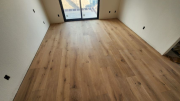 Wood floor in master bedroom 