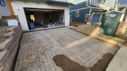 Steel mesh in driveway 