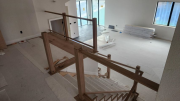 Interior railing in progress