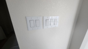 Electric switches are trimmed