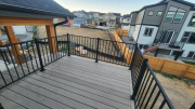 Deck and railing completed