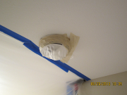 Smoke detector is protected from dust