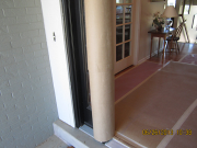 Entry door jambs are protected