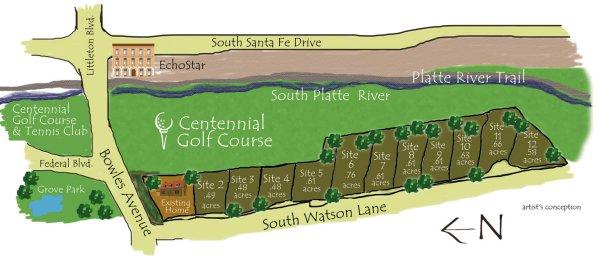 Watson Lane Reserve Site Map